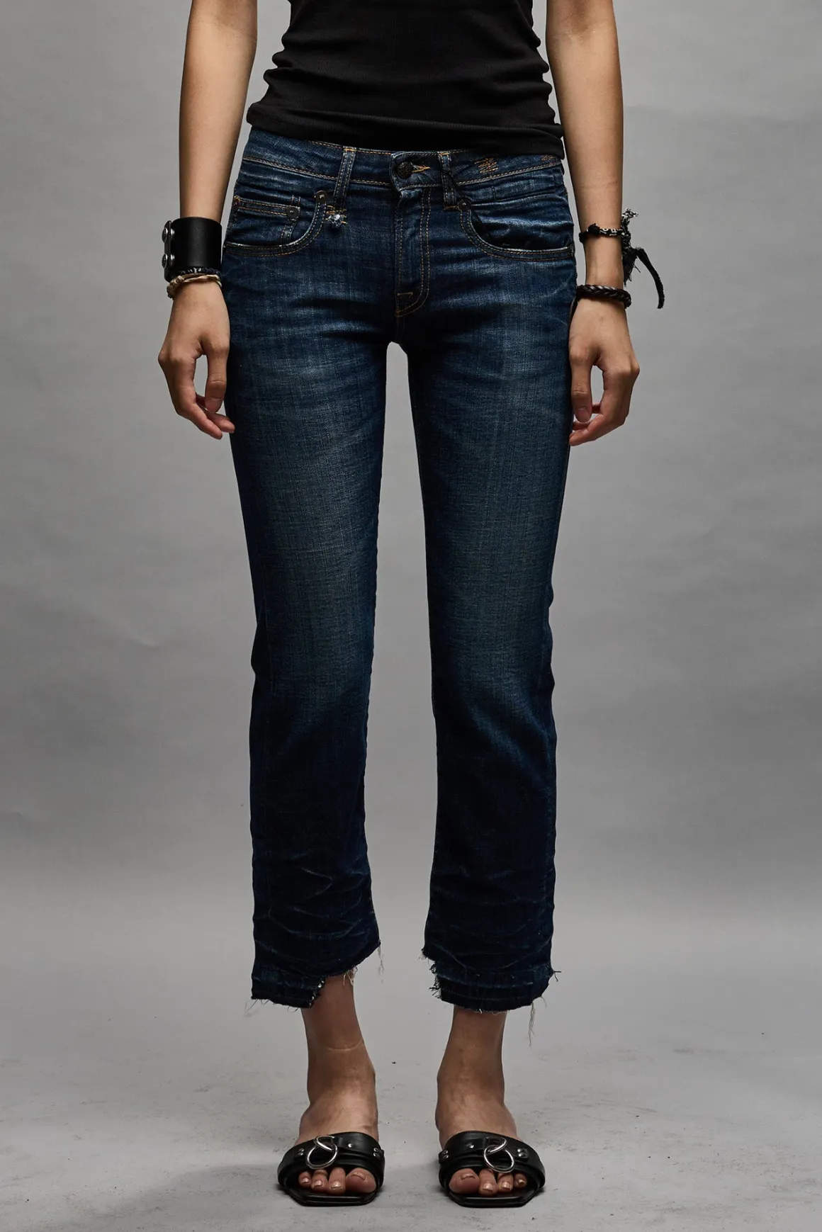 Women/BOY R13 Boy Straight*BOY STRAIGHT - HOWELL INDIGO