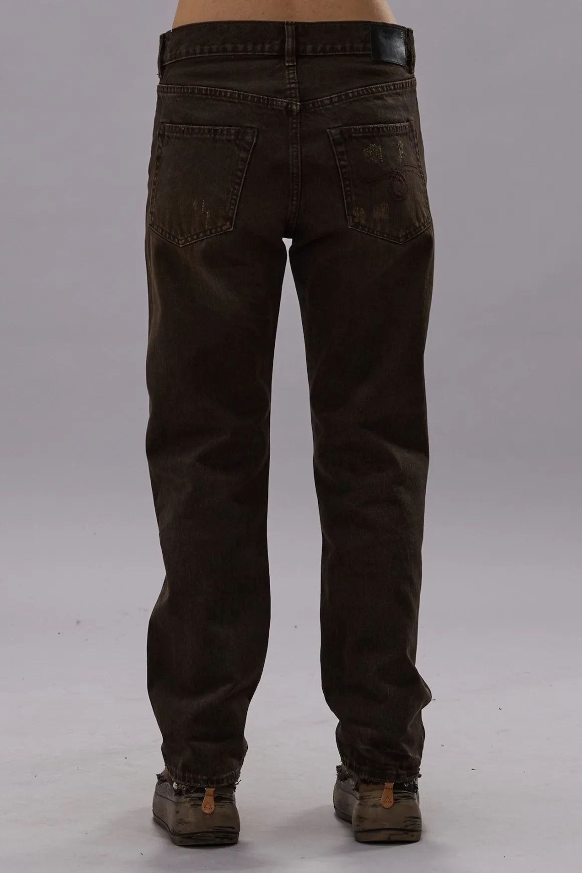 Women/BOY R13 Boyfriend*BOYFRIEND JEAN - VINTAGE CHOCOLATE BROWN
