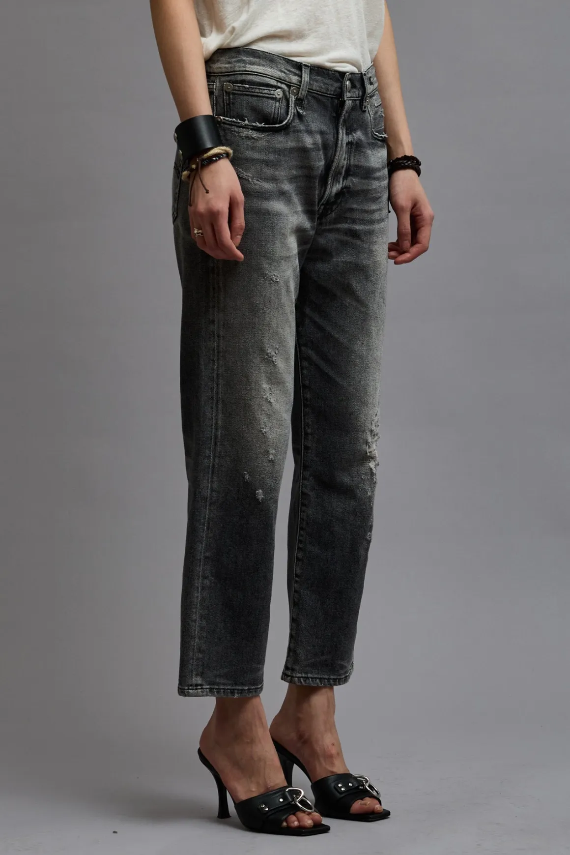 Women/BOY R13 Boyfriend*BOYFRIEND JEAN - VINTAGE GREY