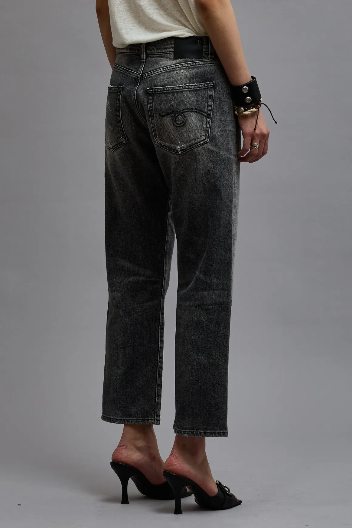 Women/BOY R13 Boyfriend*BOYFRIEND JEAN - VINTAGE GREY