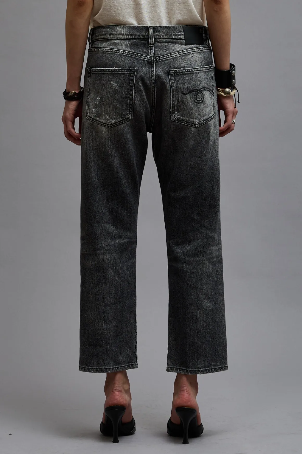 Women/BOY R13 Boyfriend*BOYFRIEND JEAN - VINTAGE GREY