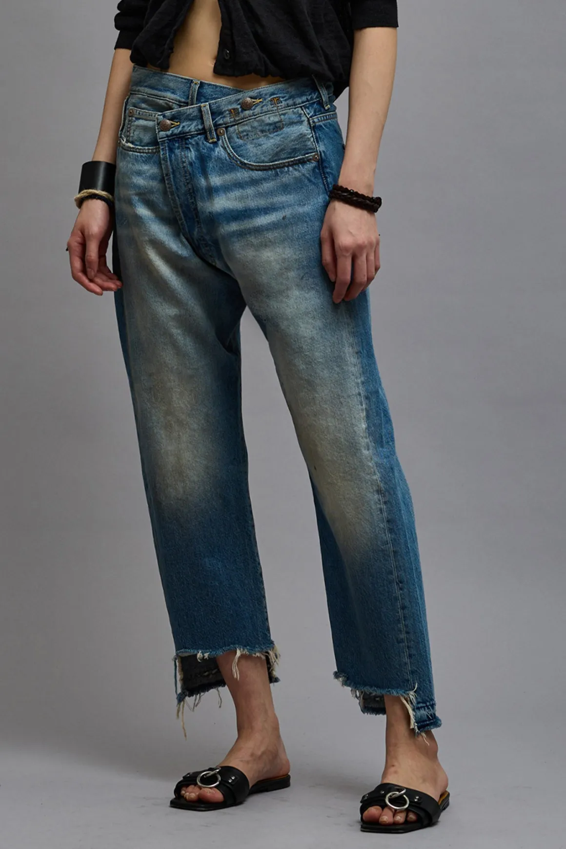 Women R13 Crossover*CROSSOVER JEAN - TURNER BLUE