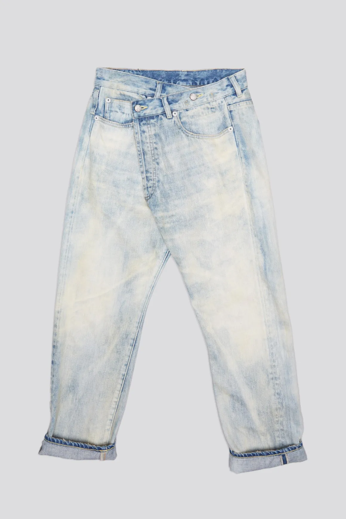 Women R13 Crossover*CROSSOVER JEAN - VINTAGE ASH BLUE