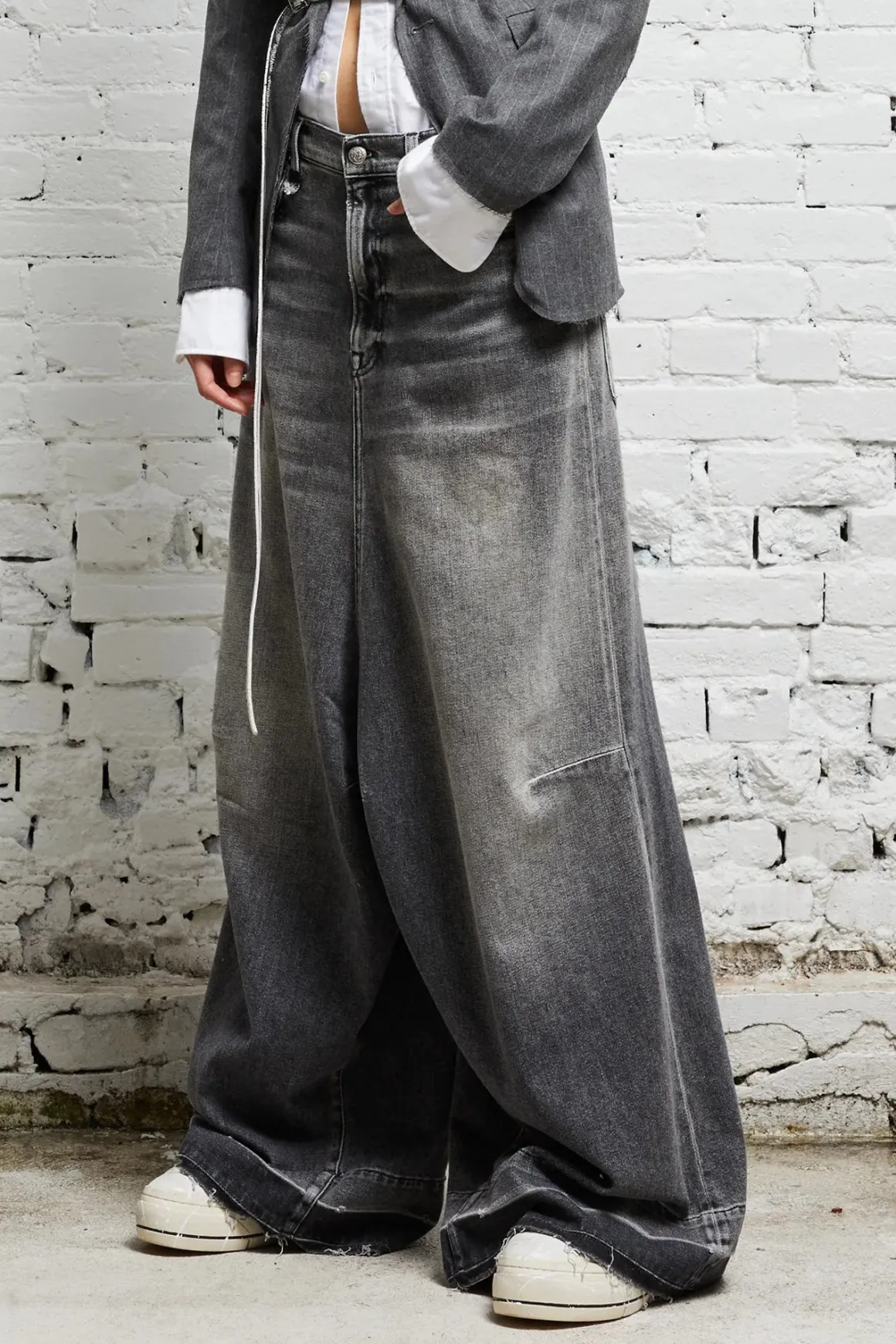 Women R13 Drop*JESSE JEAN - VINTAGE GREY