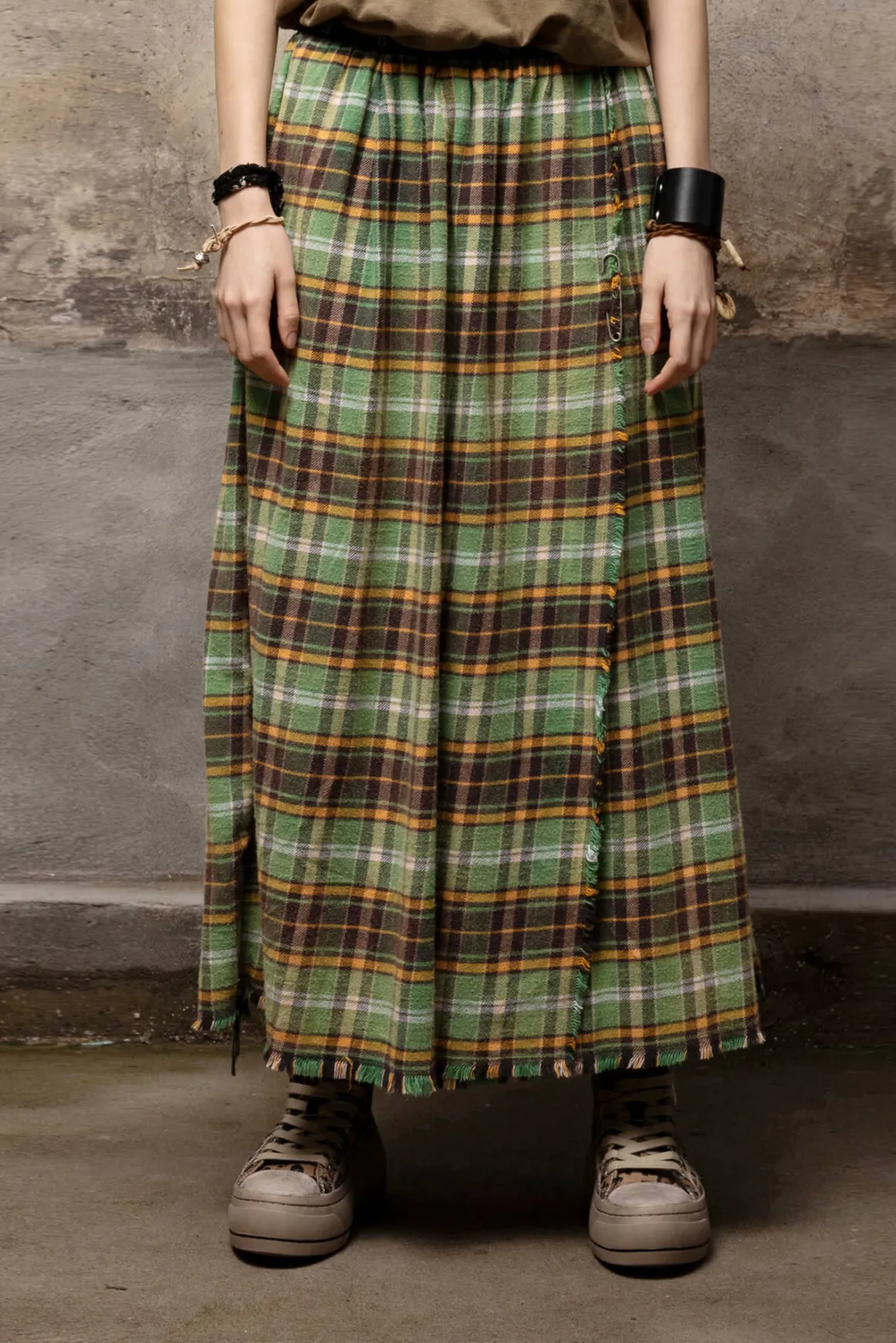 Women R13 Dresses & Skirts*KILT SKIRT - GREEN PLAID