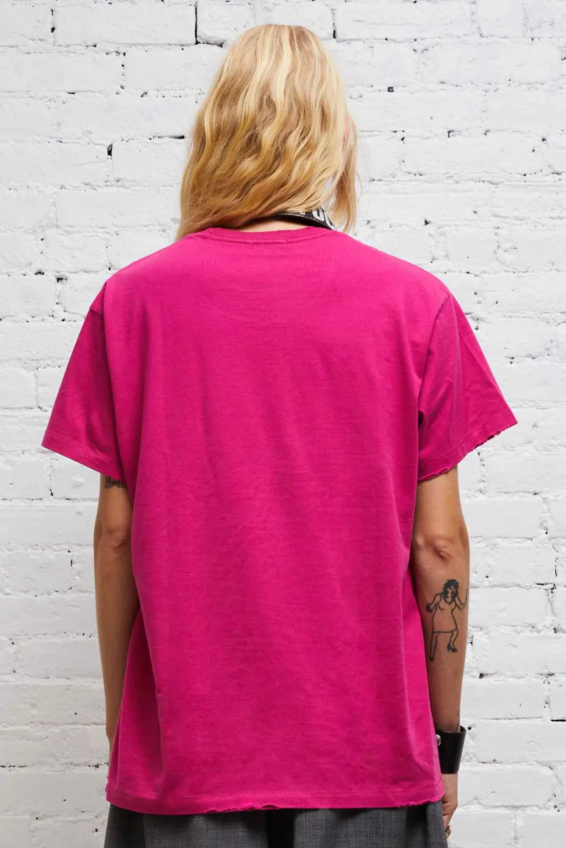 Women R13 T-shirts*NEW YORK BOY T - HOT PINK