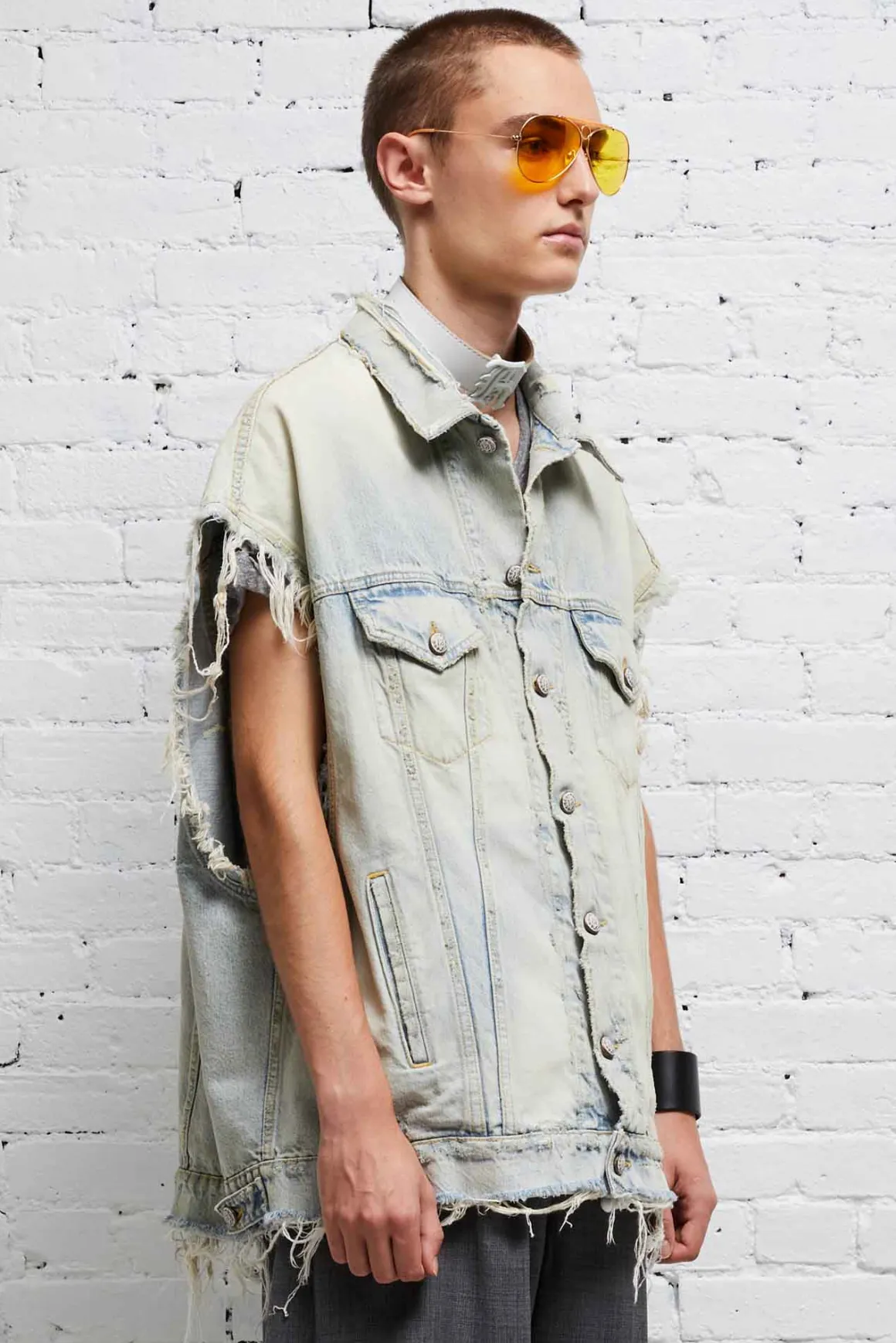 Women R13 Jackets & Coats*OVERSIZED TRUCKER VEST - DENNIS BLUE