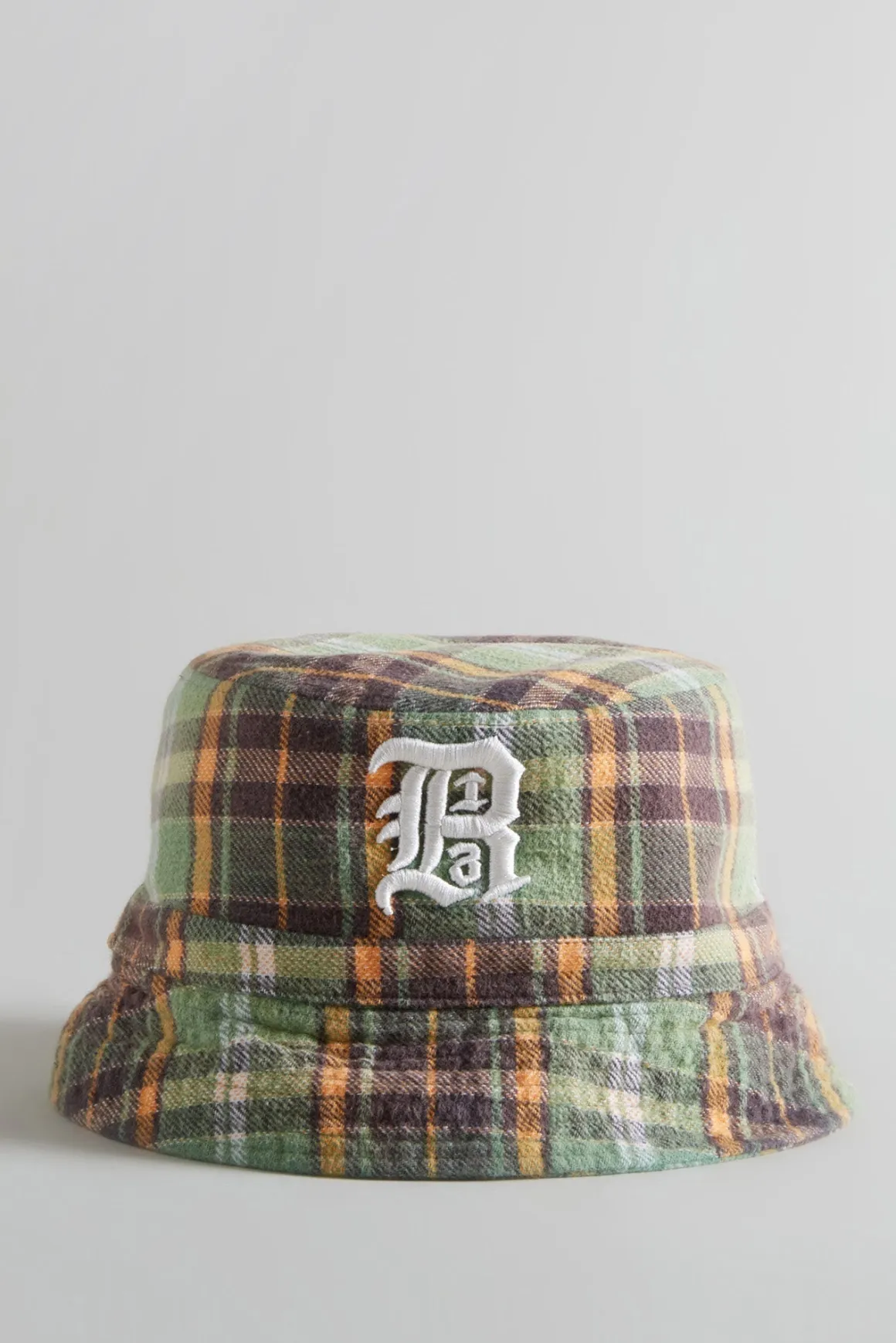 R13 Accessories*PLAID BUCKET HAT - GREEN