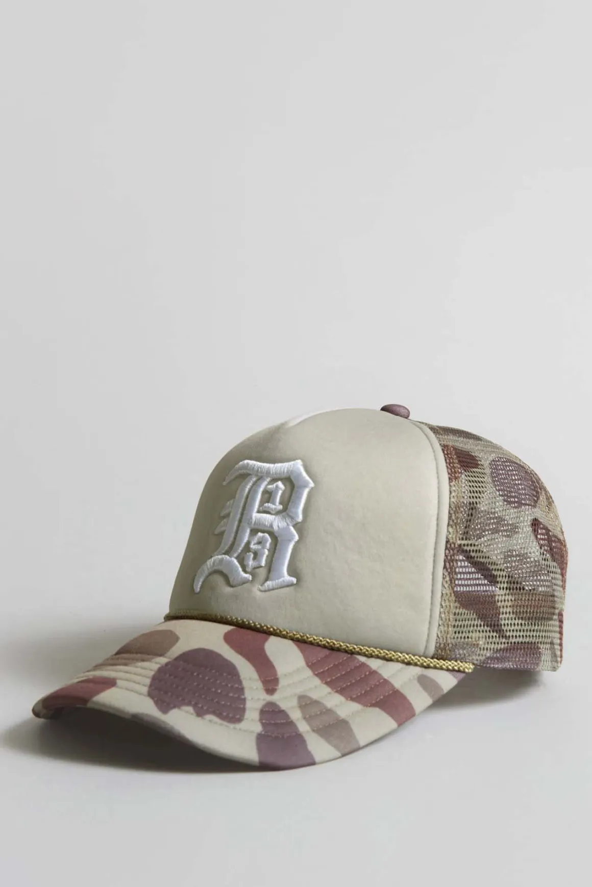 R13 Accessories*TRUCKER HAT - CAMOUFLAGE