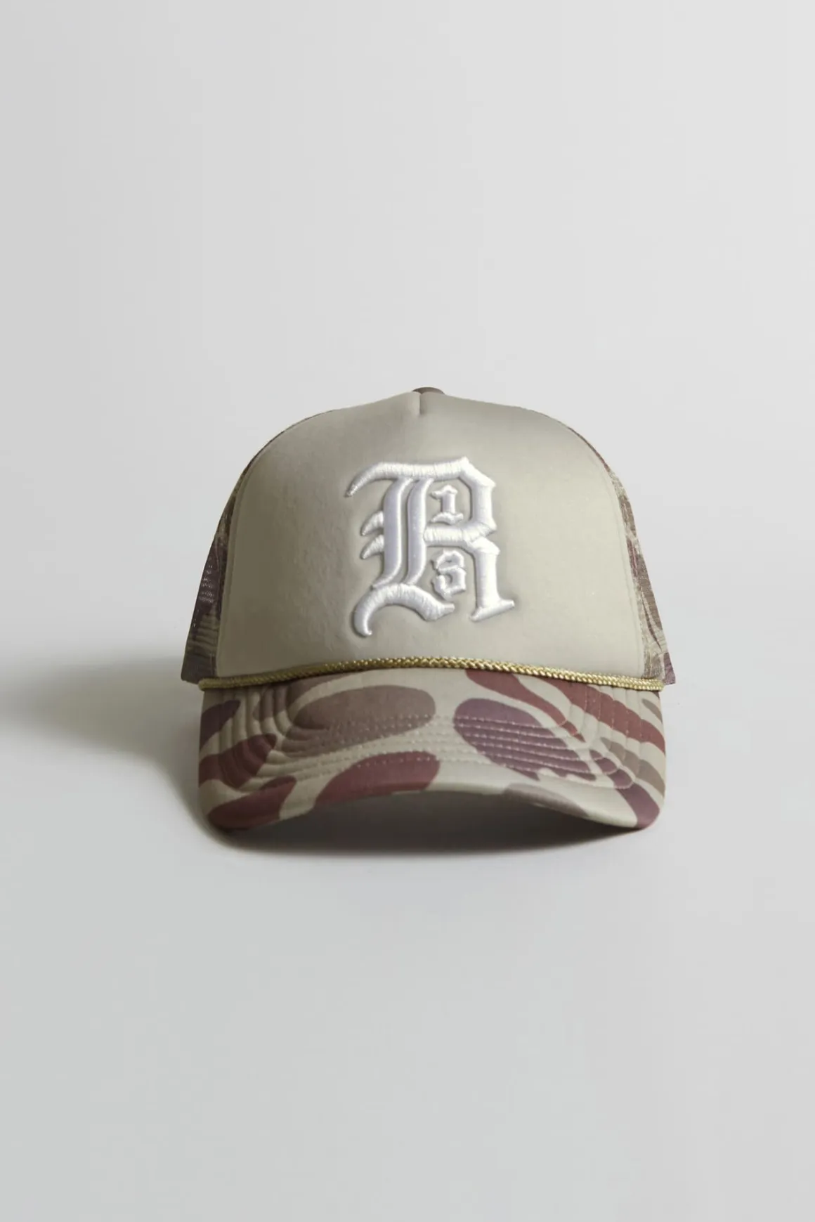 R13 Accessories*TRUCKER HAT - CAMOUFLAGE