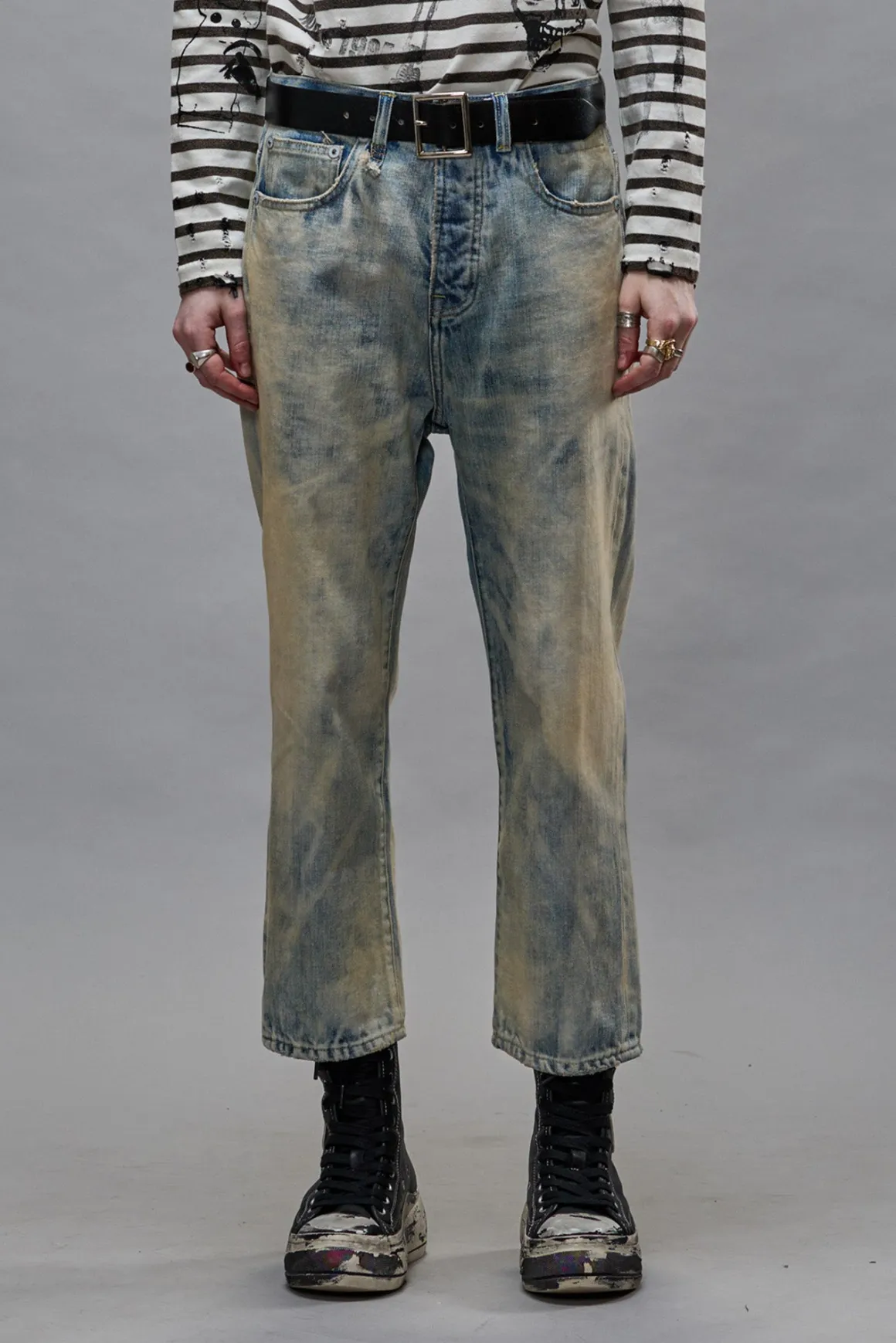 Women R13 Drop*TAILORED DROP - VINTAGE ASH BLUE